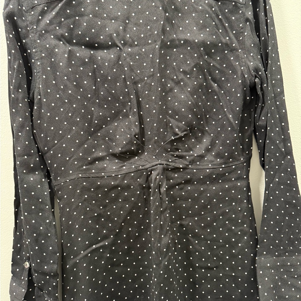 Black Polka Dot Dress philosophy size L worn once - Picture 5 of 5